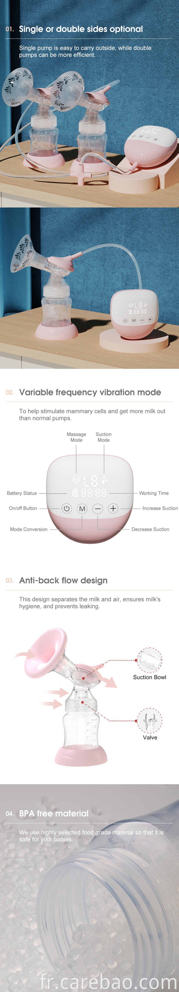 Baby Product Smart Hands Free Breast Milk Pump